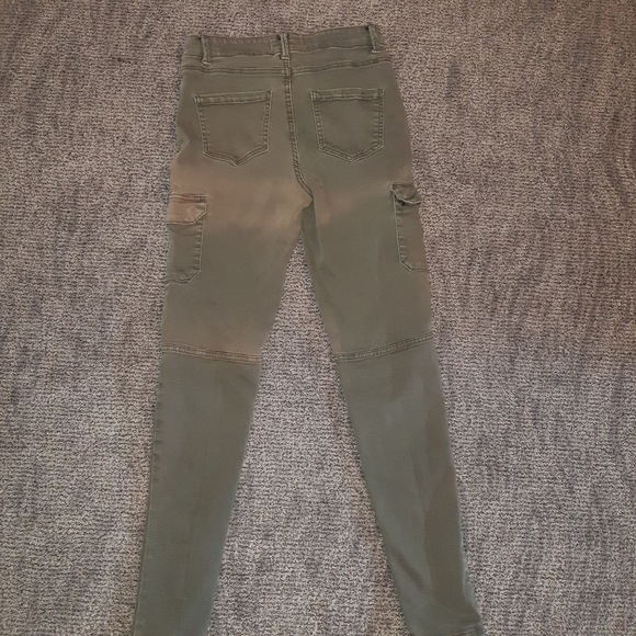 Liquid X Dark Green Jean's Size 7 - Picture 5 of 6